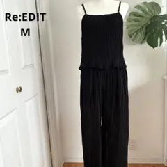【Re:EDIT リエディ】サロペット　黒　Mのサムネイル