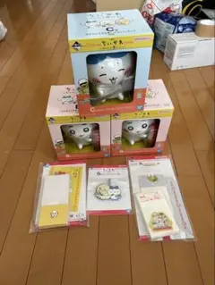 ちいかわ一番くじ　みんなでラーメン　B賞×2、C賞、G賞、H賞×2 6点セット