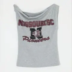 新品未使用タグ付き☆MOUSSY　ASYMMETRY COLLEGE タンクのサムネイル