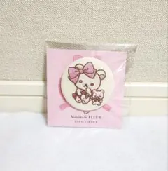 リラックマ メゾンドフルール コリラックマ 缶バッジ 刺繍 A リラックマストア