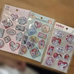 セリア　ウォーターシール 3枚パック