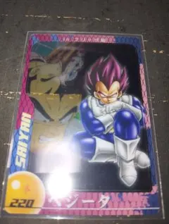 ドラゴンボール 森永 ウエハース クリアカード ベジータ/フリーザ編