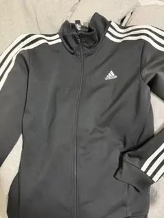 adidas ブラック ジャージジャケット