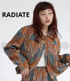 RADIATE ラディエイト ヤマダヤ　マルチカラー　ジャガード　ジャケット