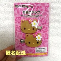 【新品未開封】サンリオ トコナツバケーション キティ 前髪クリップ 日焼けキティ