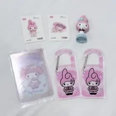 マイメロディ アクリルキーホルダー カラビナ フィギュア ステッカー マイメロ