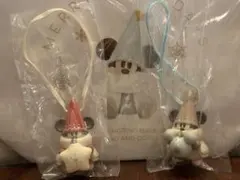 f*s様 リルリンリンのカプセルトイ⭐︎2025 赤色(白紐)とベージュ（水色紐