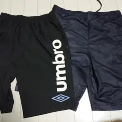UMBRO アンブロ ハーフパンツ 2枚セットのサムネイル