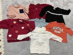 女の子 80センチ6点　70センチ1点　トレーナー　パーカー　Tシャツ