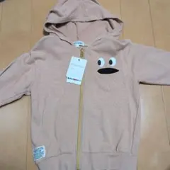 ベージュ フード付き パーカー 新品未使用タグ付き 100cm