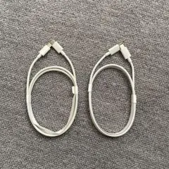 USB-C to USB-Cケーブル 2本セット 約1m