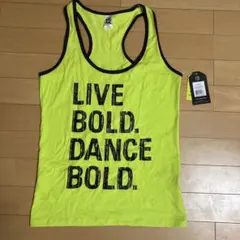 新品 未使用　正規品 ズンバ  ZUMBA ズンバウェア　グリーン　タンクトップ