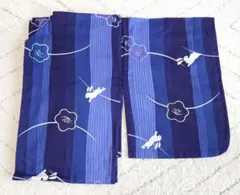 浴衣単品 梅とうさぎ