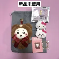 ちいかわ きらめっこ テディベア サンリオ×ちいかわシークレットヘアクリップ2種
