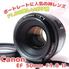 Canon EF 50mm 単焦点レンズ 背景ボケ ポートレート・コス撮影に