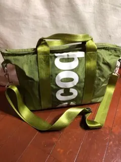 le coq sportifルコックスポルティフのグリーン ロゴ トートバッグ！