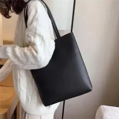 レザートートバック ブラック ビジネスバッグ ショルダー 通勤 就活 通学 鞄
