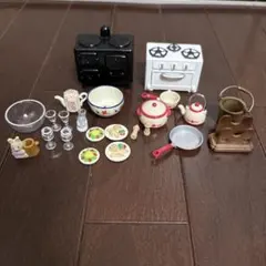 お値下げ中❁︎シルバニアファミリー ミニチュアキッチンセット