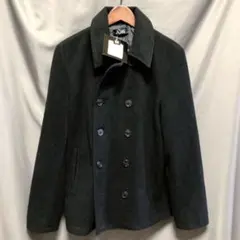 新品●特別特価 AG P-coat Pコート Black wool jacket