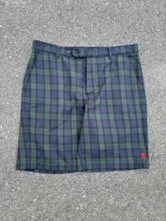 GIORDANO チェック柄 ハーフパンツ Lサイズ ノームコア シティ系のサムネイル