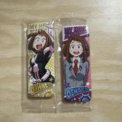 ヒロアカ　僕のヒーローアカデミア 麗日お茶子　ロング缶バッジ　2個セット