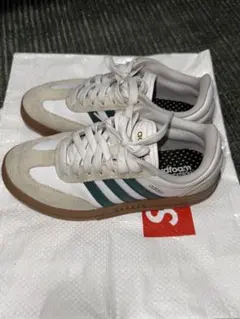 adidas スニーカー GRADAS グラダス/ホワイト×グリーン23cm