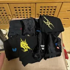 ざ*き様 まとめ売り！卓球用ゲームパンツウェア 7枚セット 黒色 SとMちらほら