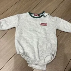Coleman グレー 長袖ロンパース