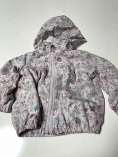 花柄フード付きジャケット　ブランシェス　アウター　ウインドブレーカー