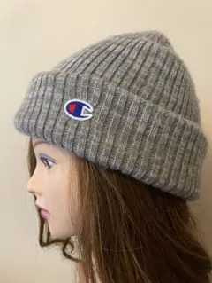 Champion グレー ニット帽