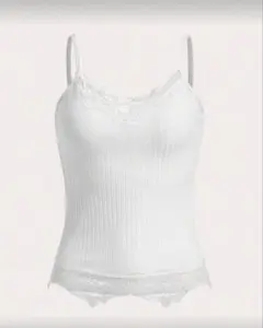 SHEIN キャミソール ホワイトjp-m(xs)