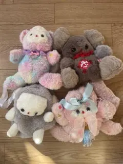 雨宮沙月 ぬいぐるみ 4点セット