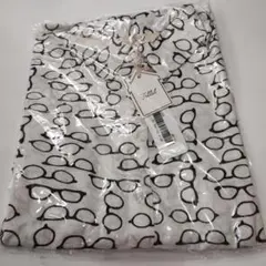 フィリル　メガネ柄　シャツワンピース