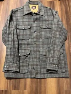 M*y様 Woolrich チェック柄ジャケット M Woolrich チェック柄 ウールジャケット L - メルカリ
