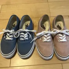 VANS ランピン スニーカー グレー ピンク ガムソール - メルカリ