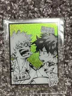 僕のヒーローアカデミア ヒロアカ 箔入りアクリルカード 緑谷 爆豪