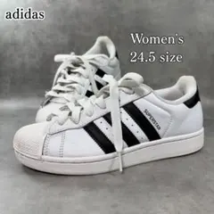 adidas スーパースターII IH8659 24.5cm ホワイト/ブラックのサムネイル