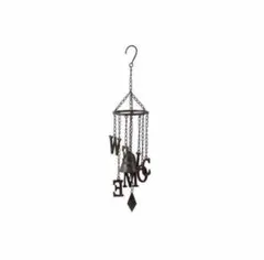 PATINA IRON HANGING WELCOME BELL H0116L