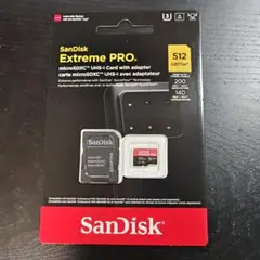 SanDisk Extreme PRO 512GB microSDカード