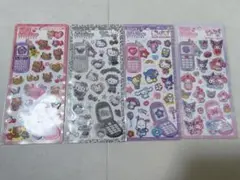 サンリオ　平成はっぴーフォンステッカーズ　４種セット
