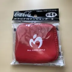Mrs. GREEN APPLE コカ・コーラ カラビナ付クッションポーチのサムネイル