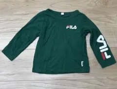FILA グリーン 長袖Tシャツ 90cm