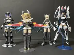 [注意事項アリ][ジャンク]コトブキヤプラモデル　4体セット＋おまけ