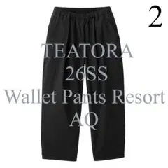 2　TEATORA 26SS　Wallet Pants RESORT AQのサムネイル