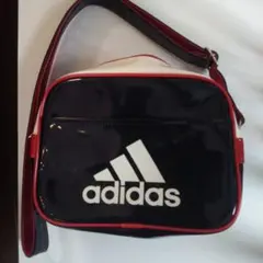 アディダス adidas エナメルバッグ 紺