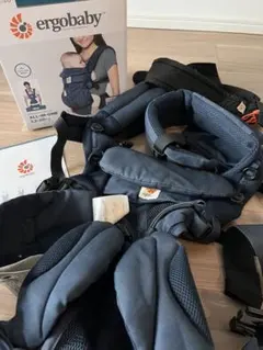 エルゴ 抱っこ紐　付属品　箱あり　ケープ付き