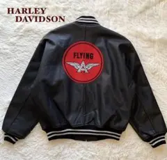 Harley-Davidson スカジャン エンブレム付き Harley Davidson ハーレーダビッドソン サイズM デッドストック