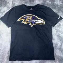 US古着 NIKE NFL ボルティモア・レイブンズ 公式Tシャツ Mサイズ