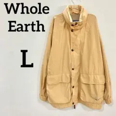 【Whole Earth フード付き ナイロンジャケット L】のサムネイル