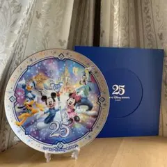 送料込】東京ディズニーリゾート 25周年 記念プレート 5枚セット